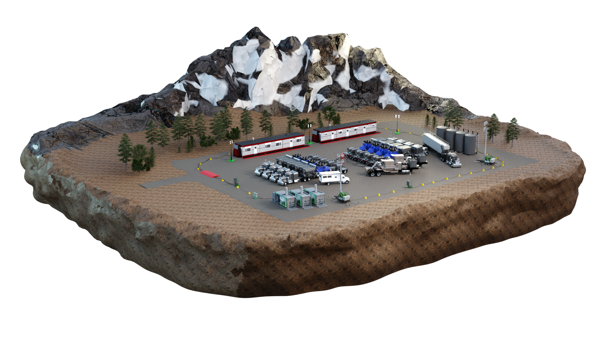 Fracking Site Natural Gas Power Solution